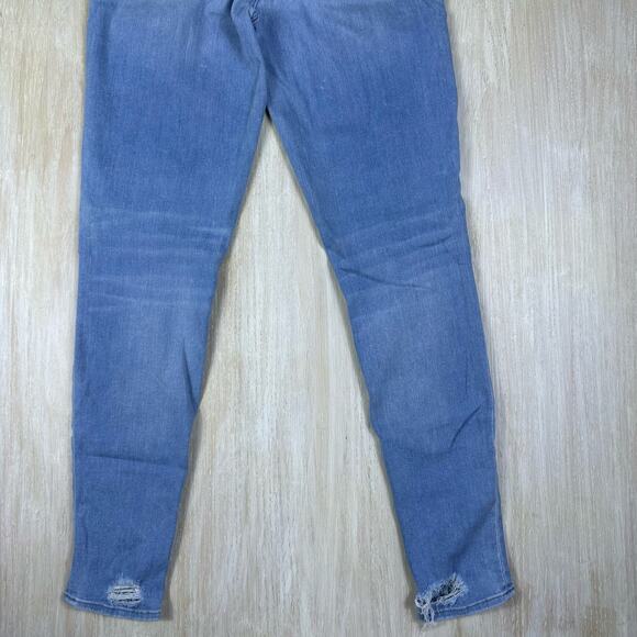 J Brand Maria Superstar Destr High Rise Distressed Skinny Leg Denim Jeans 29 - Picture 6 of 16